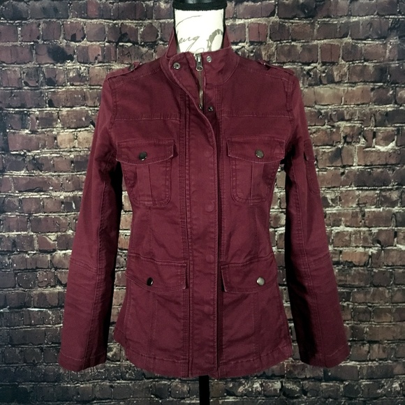 kensie fitted utility jacket